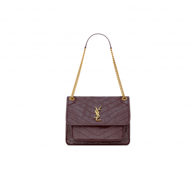 YSL NIKI MEDIUM IN VINTAGE LEATHER 6331840EN076195 (28*20*8.5cm)
